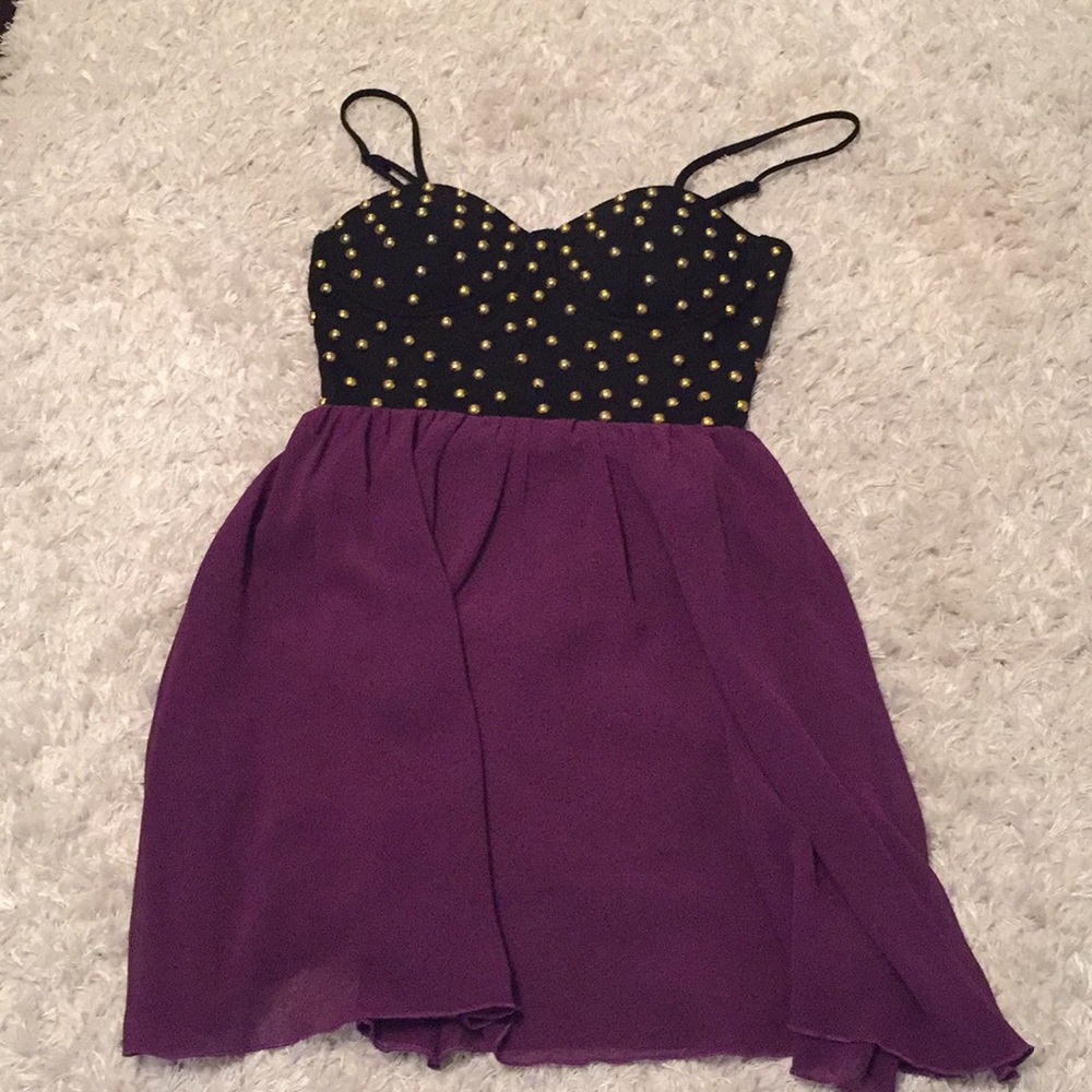 Black and purple dress (Tobi)